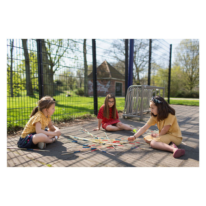 Load image into Gallery viewer, Bs toys mikado - grote stokken - hout - buitenspeelgoed - familiespel - cadeau kind
