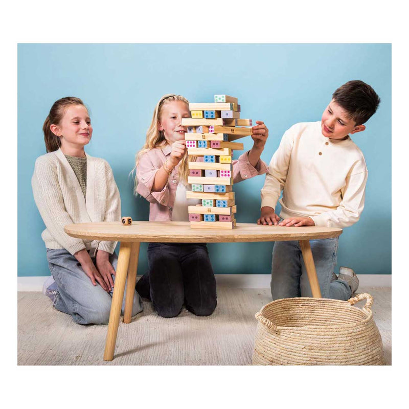 Load image into Gallery viewer, Bs toys houten reuzegroot nummertoren - 46dlg.
