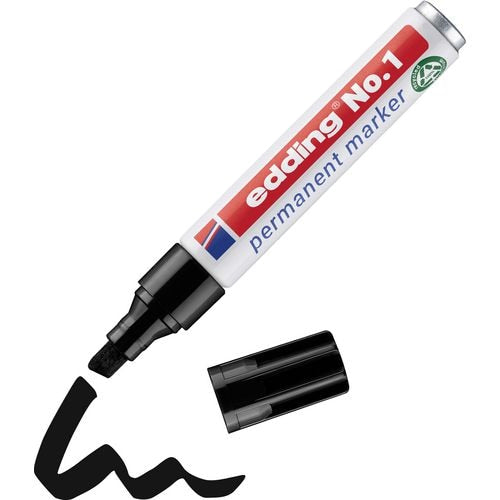 Permanent marker edding 1 zwart
