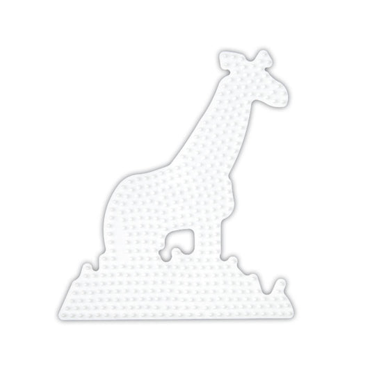Hama strijkkralen grondplaat giraffe wit