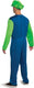 Disguise nintendo super mario brothers luigi classic kostuum - xl - blauw groen