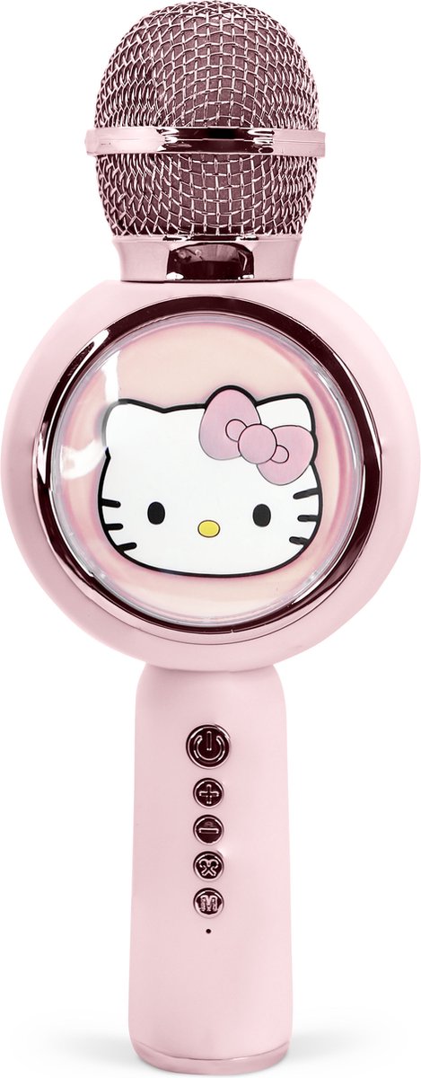 Load image into Gallery viewer, Otl technologies hello kitty bluetooth karaoke microfoon met ledverlichting
