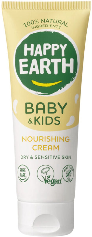 Happy earth baby kids 100% natuurlijke voedende crème - 75 ml