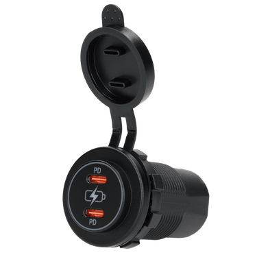 Power line 2x usb-c pd lader