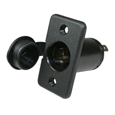 12v wandcontactdoos uni inbouw met deksel