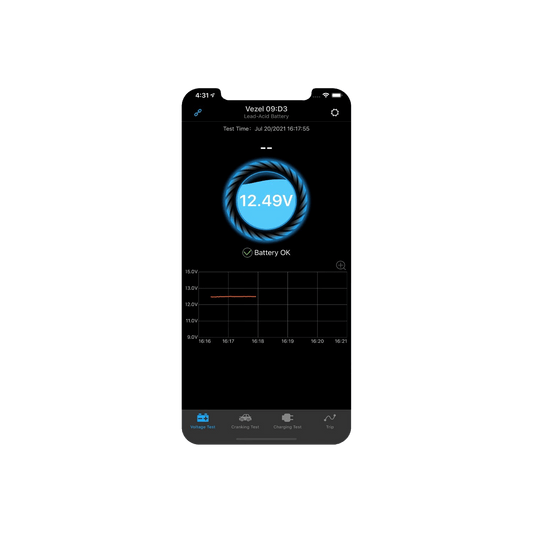 Battery monitor bluetooth accu capaciteit meter