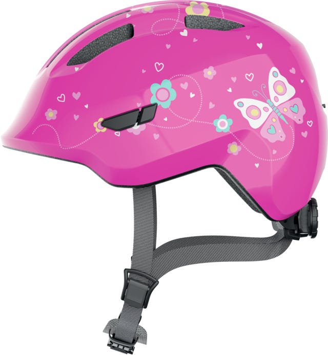 Load image into Gallery viewer, Abus helm Smiley 3.0 pink butterfly M 50-55cm
