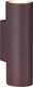Trio marley - wandlamp - roestkleur - excl. 2x gu10 3w