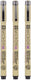 Sakura pigma micron etui 3 fineliners zwart 02-04-08