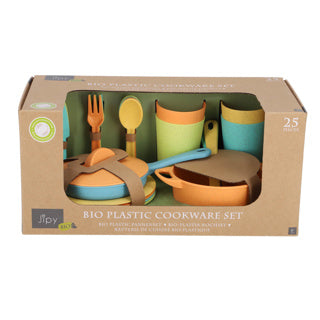 Jipy bioplastic speelgoed pannenset 25-delig | 2 stuks