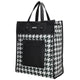 Beagles shop go boodschappentasâ pied-de-poule 35,5x17x42cm