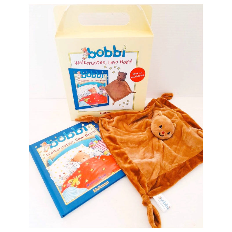 Load image into Gallery viewer, Uitgeverij Kluitman Welterusten, lieve Bobbi met Knuffeldoek
