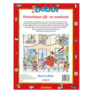 Uitgeverij kluitman bobbi sinterklaas kijk- en zoekboek