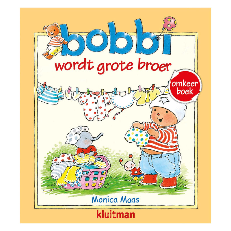 Load image into Gallery viewer, Uitgeverij kluitman bobbi omkeerboek - wordt grote broer en de baby
