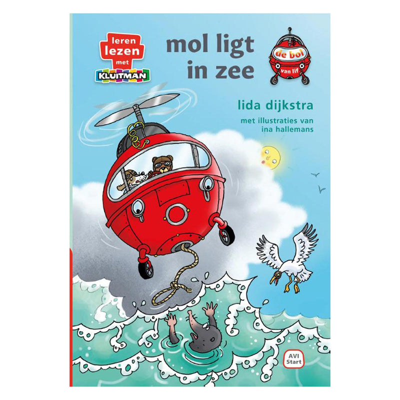 Load image into Gallery viewer, Uitgeverij kluitman mol ligt in zee - avi-start
