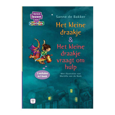 Uitgeverij kluitman leren lezen met kluitman. het kleine draakje 2-in-1