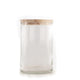 Dijk natural collections vaas glas ø10x15.8cm met schikdeksel