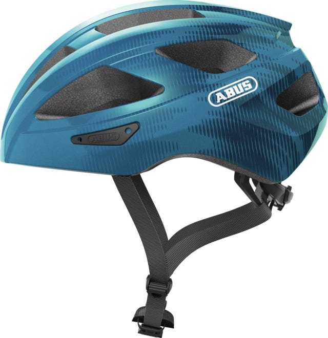 Load image into Gallery viewer, Abus helm MacatGoud steel Blauw L 58-62cm
