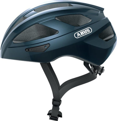 Abus fietshelm macator midnight blue m - 52-58 cm - blauw - geschikt voor gebruik op elektrische fietsen - stadsfietsen - 300 g