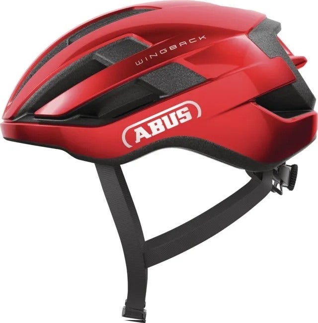 Load image into Gallery viewer, Abus wingback fietshelm performance red
