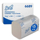 Handdoeken scott performance airflex 274 vel 1-laags wit pak 15 stuks
