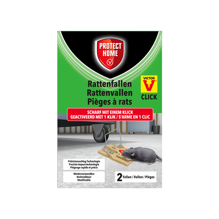 Afbeelding laden in galerijviewer, Pro-tect 1066345 - val ratten plastic 2 stuks | 2 stuks
