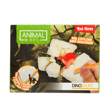 Toi-toys animal world mini uitgraafset -dino- 12ass +