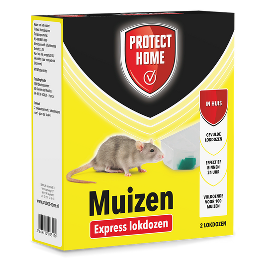 Pro-tect 1066307 - express muizenmiddel 2 stuks | 2 stuks