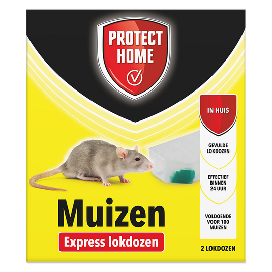 Pro-tect 1066307 - express muizenmiddel 2 stuks | 2 stuks