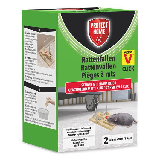Pro-tect 1066345 - val ratten plastic 2 stuks | 2 stuks