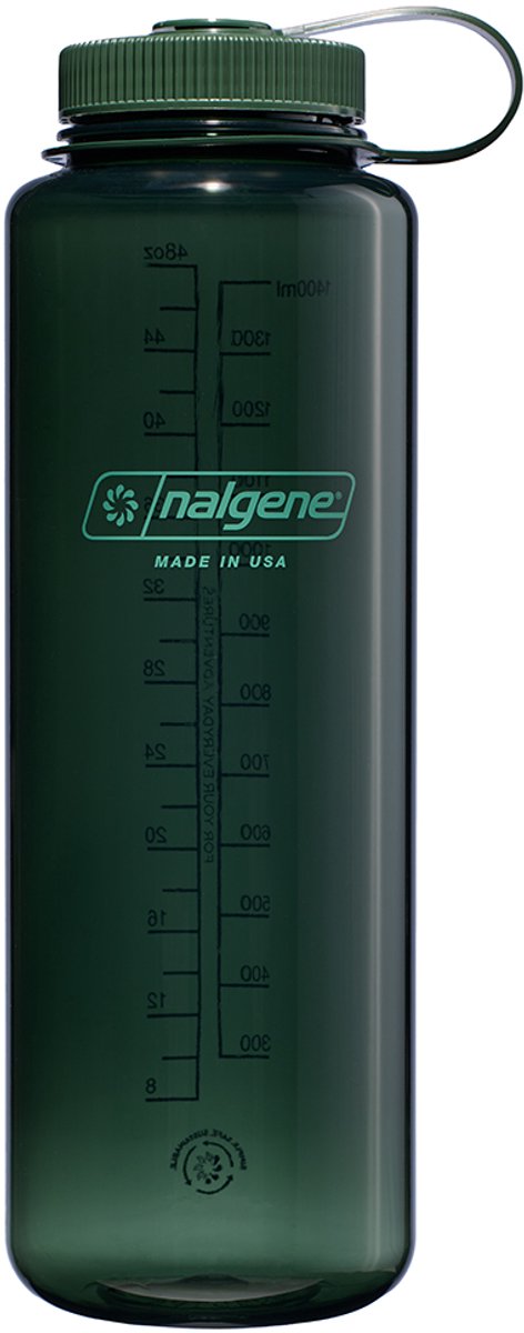Nalgene - wide mouth bottle - drinkfles - waterfles - lekvrij - 1500ml - bpa free - sustain - jade