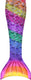 Kuaki zeemeerminstaart - set rainbow - s - 10 jaar