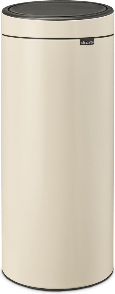 Brabantia touch bin prullenbak - 30 liter - soft beige