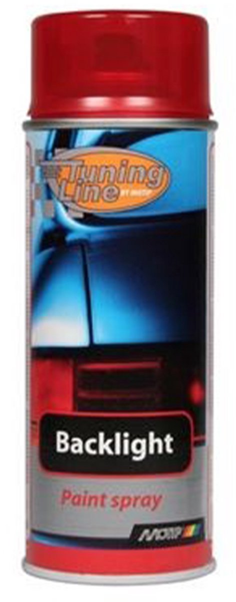 Motip tuning line transparante achterlichtenspray 400 ml rood
