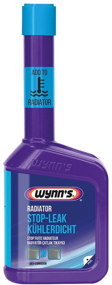 Wynn's radiator stop-leak - dicht lekkages in radiator cilinderkoppakking - voorkomt corrosie roest - veilig voor slangen en sensoren - 325ml