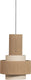 Woood pelle hanglamp - touw - naturel - 56x38x38