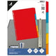 Kangaro tabbladen - a4 - blanco - 5-delig - karton 180 grams - 23-gaats - pe405m