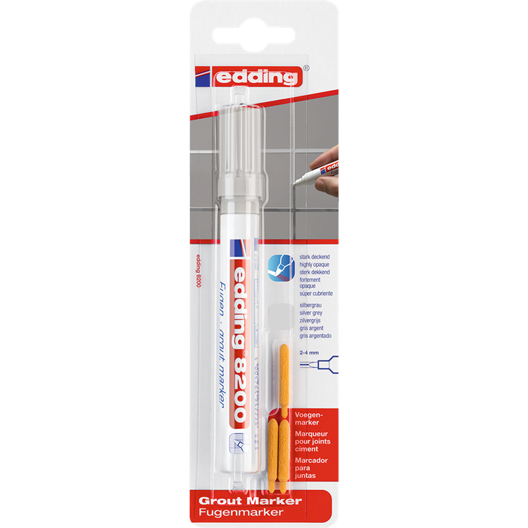 Load image into Gallery viewer, Edding 1006770 - e-8200 1 voegenmarker grijs | 5 stuks
