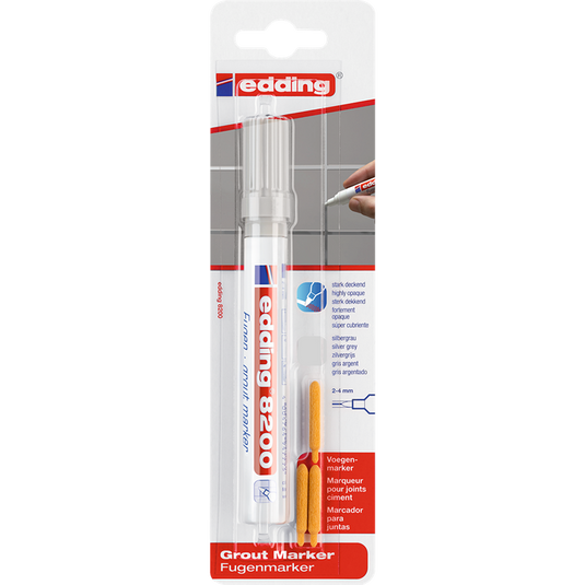 Edding 1006770 - e-8200 1 voegenmarker grijs | 5 stuks