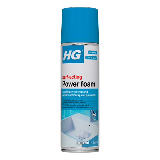 Hg - badkamer - badkamerreiniger - power foam badkamer - zelf-activerend - 300 ml - 1 stuk