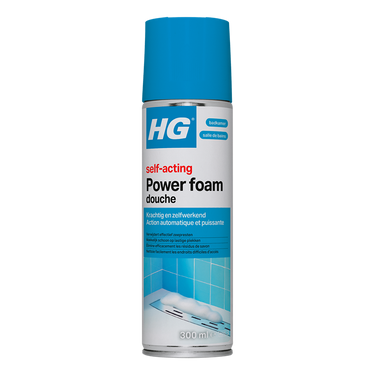 Hg - badkamer - badkamerreiniger - power foam douche - zelf-activerend - 300 ml - 1 stuk