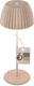 B.k.licht briloner champ - oplaadbare tafellamp - snoerloze lamp - met touch dimbaar - voor binnen en buiten - german design award winner 2025 - beige - ø14,5 x 36,5 cm