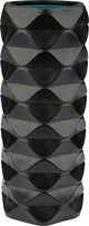 Avento massage roller - foam - wave - zwart blauw