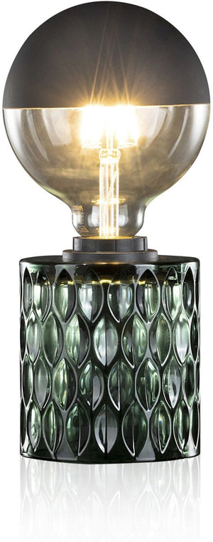 Pauleen led tafellamp crystal magic - e27 - max. 20w - woonkamer, slaapkamer eetkamer - groen