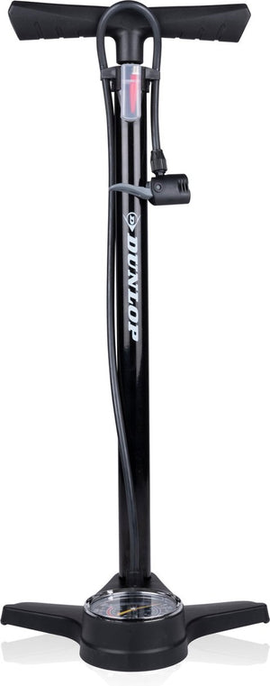 Dunlop fietspomp met drukmeter
