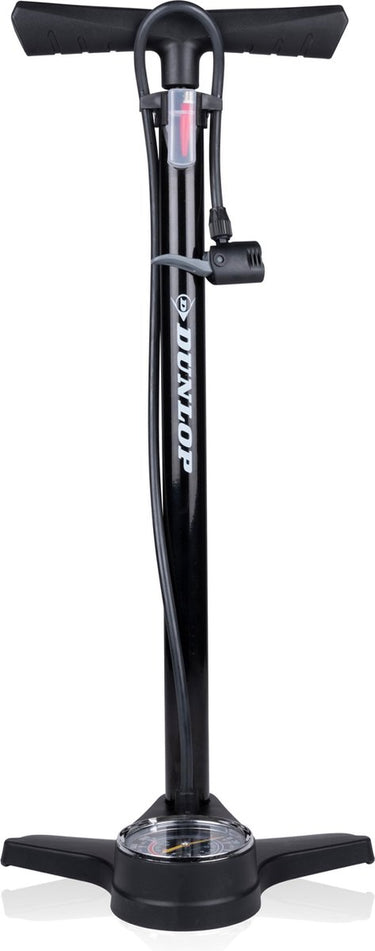 Dunlop fietspomp met drukmeter