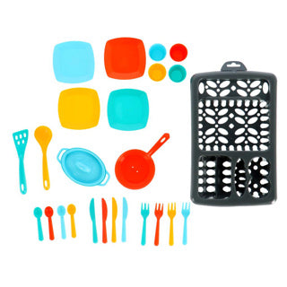 Load image into Gallery viewer, My first afdruiprek met servies | 2 stuks
