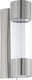 Eglo robledo - buitenverlichting - ip44 - wandlamp - 2 lichts - roestvast staal - transparant