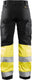 Blåkläder blaklader dames werkbroek high vis met stretch 7161-1811 - zwart high vis geel - c50