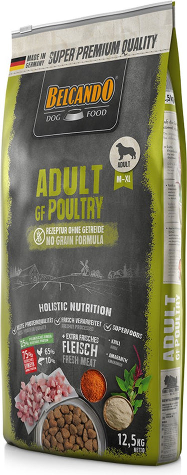Belcando adult grainfree - hondenvoer - kip 12.5 kg